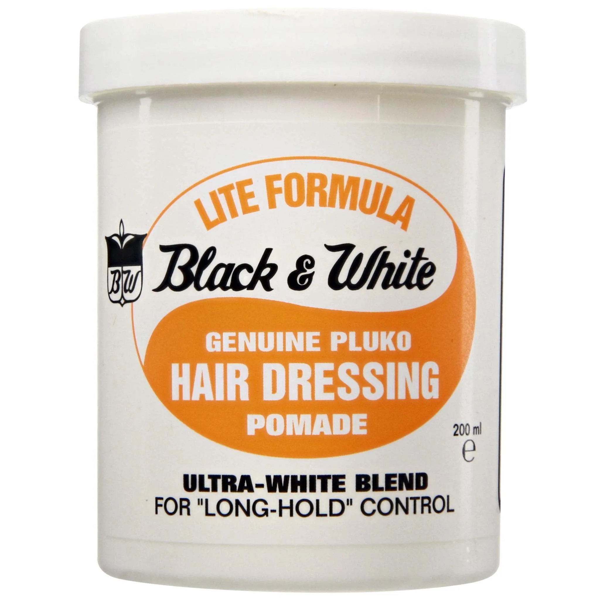 Black & White Genuine Pluko Lite Hair Dressing Pomade