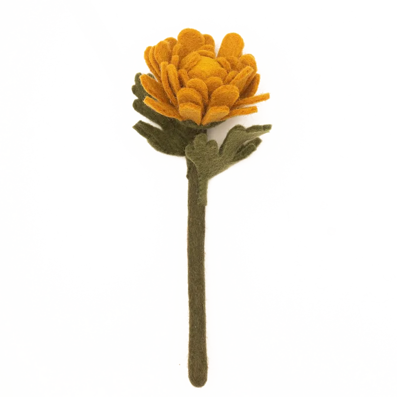Felt Chrysanthemum Flower