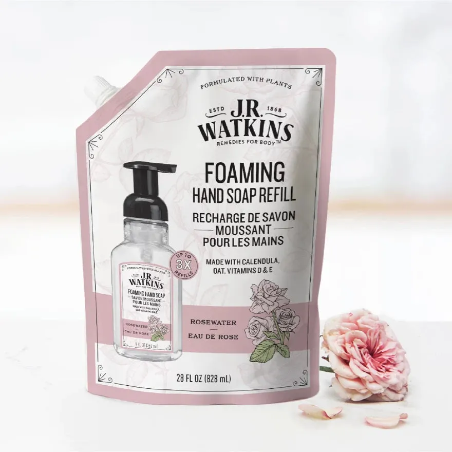 Hand Soap Foaming Rosewater 28floz Refill