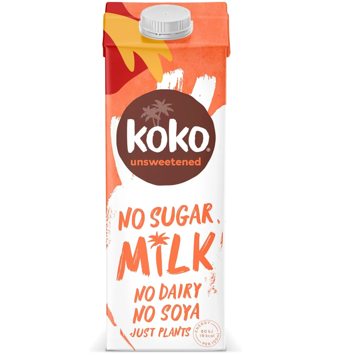 Koko Unsweetened No Sugar Coconut M!lk with Calcium - 1litre
