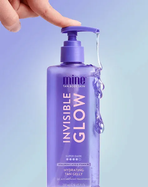 MineTan Invisible Glow Hydrating Tan Gelly - Super Dark 8 oz.
