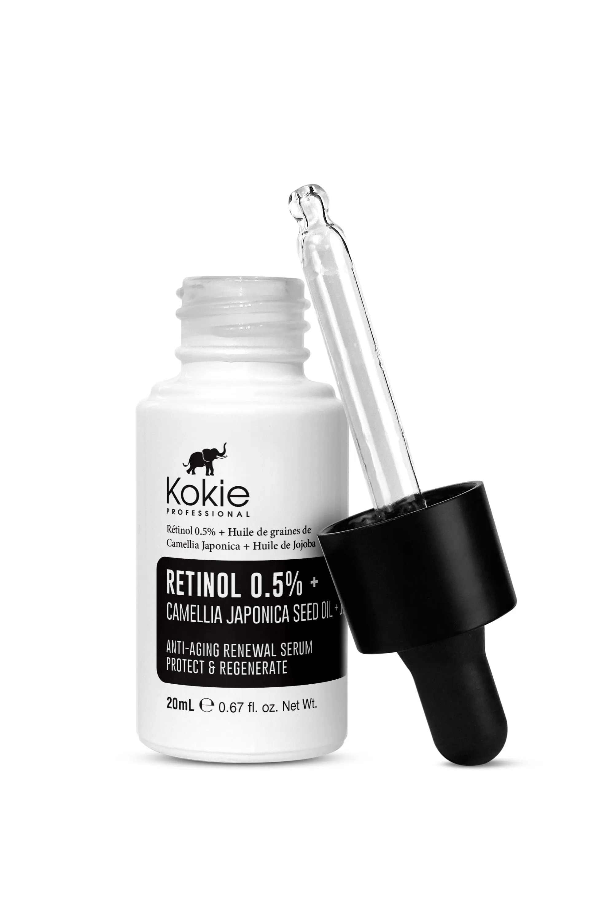RETINOL 0.5%   CAMELLIA JAPONICA SEED OIL   JOJOBA OIL SERUM