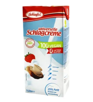 Schlagfix Universal Whipping Cream Unsweetened 1 Litre