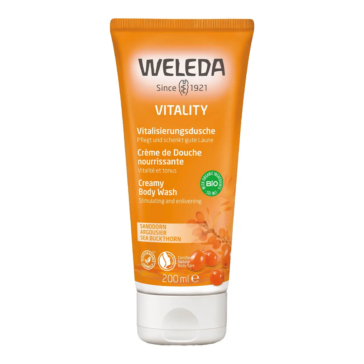 Vitality Creamy Body Wash - Sea Buckthorn