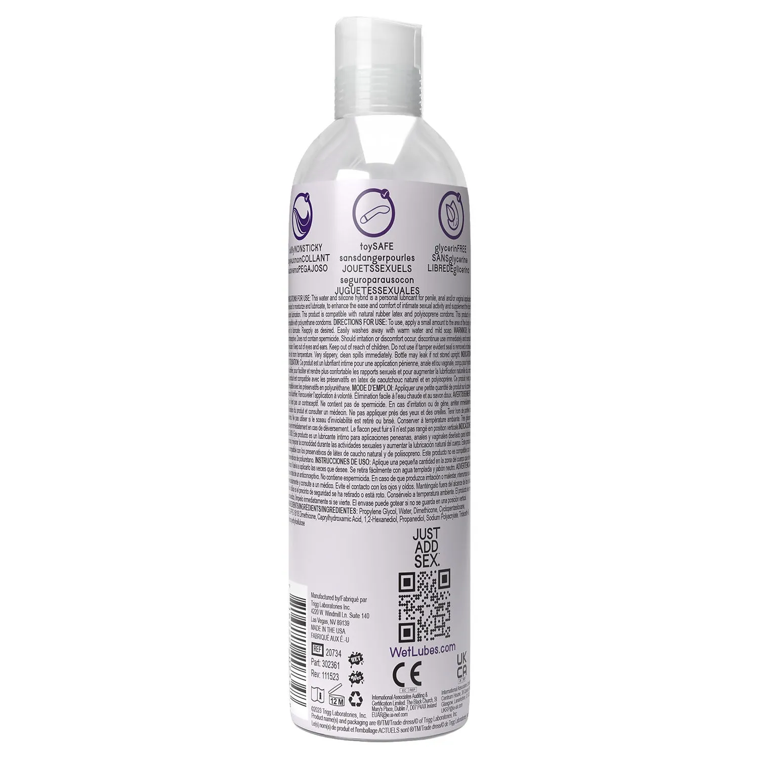 Wet Hybrid - Water and Silicone Lubricant 4 Oz